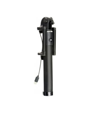 SSMN-02 Selfie Stick με Καλώδιο Lightning Μαύρο
