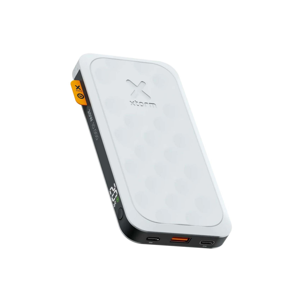 Xtorm Power Bank 10000mAh 20W με Θύρα USB-A και 2 Θύρες USB-C Λευκό Xtorm Power Bank 10000mAh 20W με Θύρα USB-A και 2 Θύρες USB-C Λευκό
