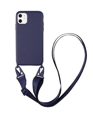 Oem Θήκη Σιλικόνης Navy Blue με Ιμάντα (iPhone 13 Pro) Oem Θήκη Σιλικόνης Navy Blue με Ιμάντα (iPhone 13 Pro)