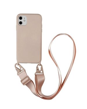 Oem Θήκη Σιλικόνης Pink με Ιμάντα (iPhone 12 Pro) Oem Θήκη Σιλικόνης Pink με Ιμάντα (iPhone 12 Pro)