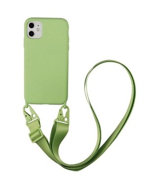 Oem Θήκη Σιλικόνης Green με Ιμάντα (iPhone 12 Pro Max) Oem Θήκη Σιλικόνης Green με Ιμάντα (iPhone 12 Pro Max)