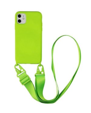 Oem Θήκη Σιλικόνης Light Green με Ιμάντα (iPhone 12 Pro Max) Oem Θήκη Σιλικόνης Light Green με Ιμάντα (iPhone 12 Pro Max)
