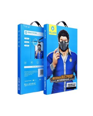 Blueo Mr.monkey 5D Tempered Glass Μαύρο (iPhone 17 Pro Max / 16 Pro Max)