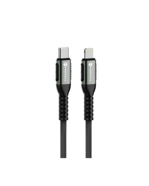 Forcell USB-C to Lightning Cable 27W Μαύρο 2m