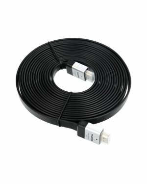 HDMI 2.0 Premium High Speed 4K 60Hz HDR Flat Cable HDMI male - HDMI male 5m Μαύρο HDMI 2.0 Premium High Speed 4K 60Hz HDR Flat Cable HDMI male - HDMI male 5m Μαύρο