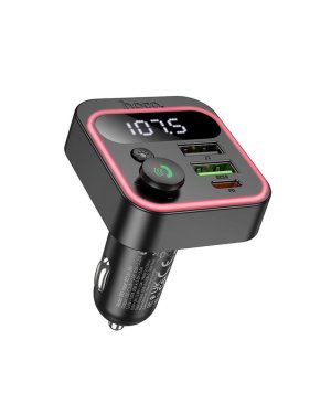 Hoco FM Transmitter Αυτοκινήτου E85 με Bluetooth / USB