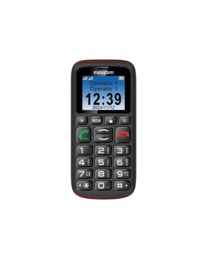 MaxCom MM428L Dual SIM Κινητό με Μεγάλα Κουμπιά Μαύρο