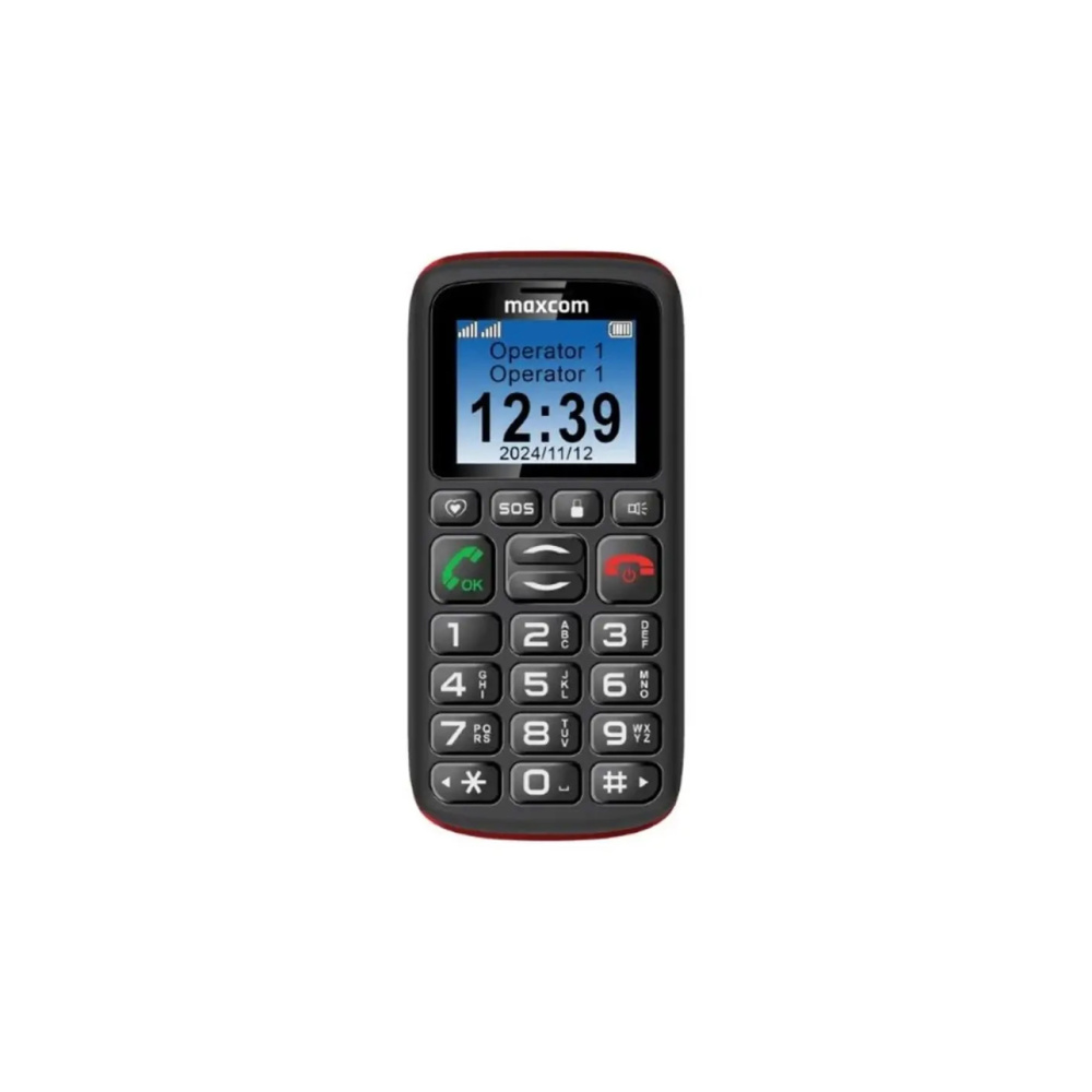 MaxCom MM428L Dual SIM Κινητό με Μεγάλα Κουμπιά Μαύρο MaxCom MM428L Dual SIM Κινητό με Μεγάλα Κουμπιά Μαύρο