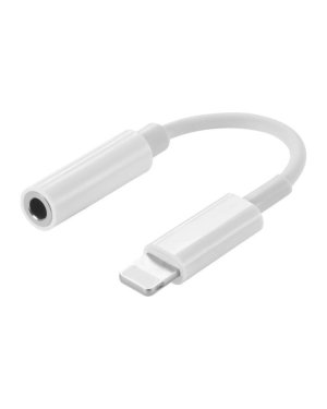 Muzik Μετατροπέας Lightning male σε 3.5mm female Λευκό 1τμχ