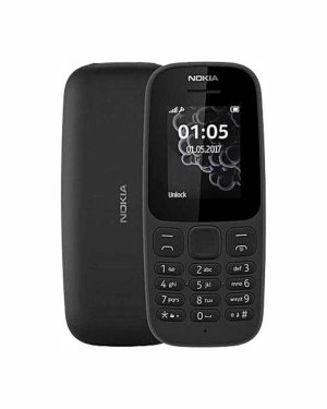 Nokia 105 (2019) Dual SIM Κινητό με Κουμπιά (Ελληνικό Μενού) Μαύρο