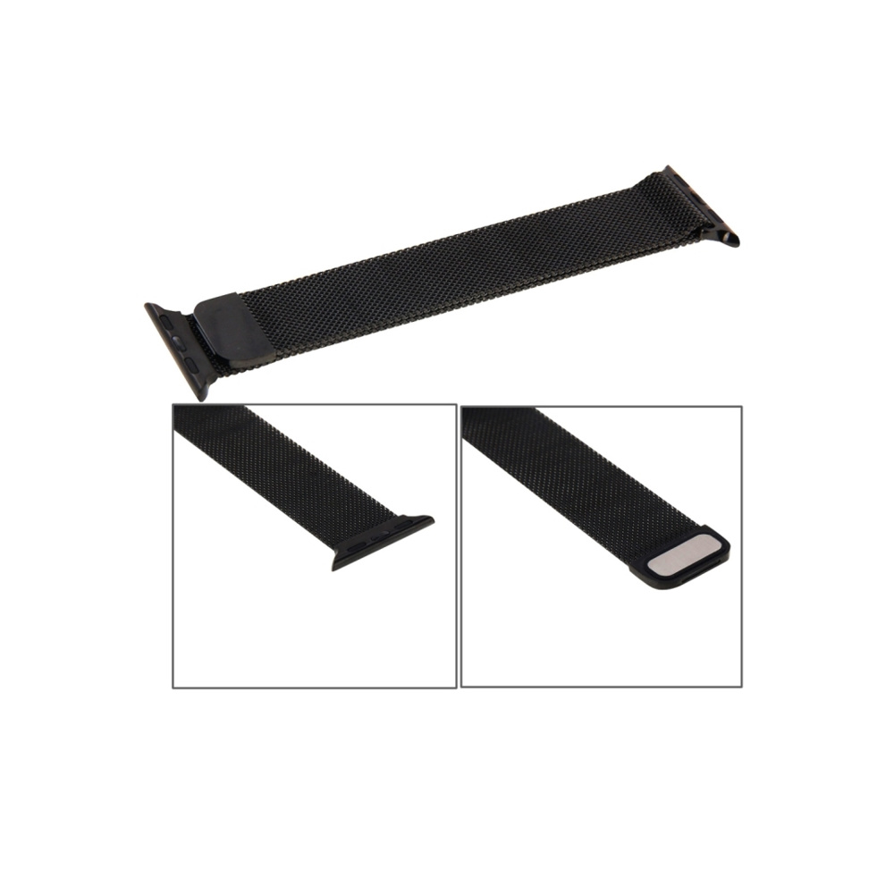 Oem Black Milanese Loop (Apple Watch 42/44/45/49mm) Oem Black Milanese Loop (Apple Watch 42/44/45/49mm)