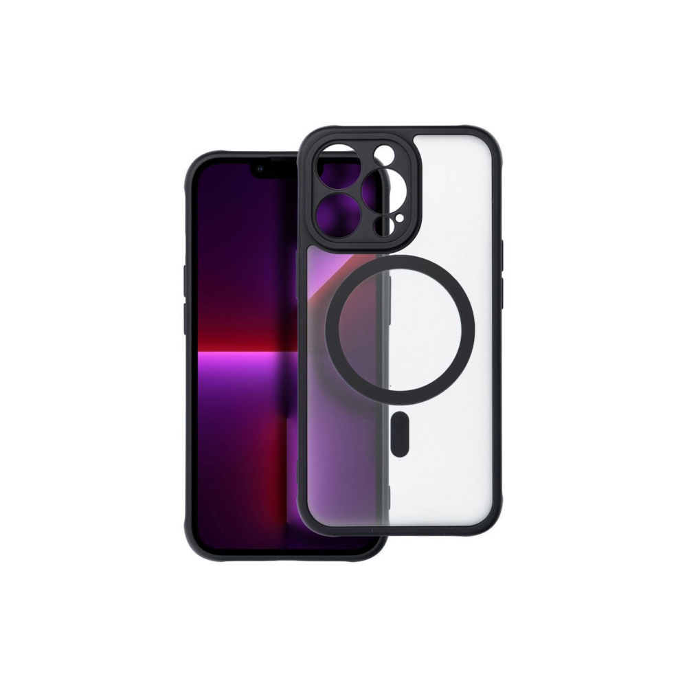 Oem Full Matte Mag Cover Case Πλαστικό Black (iPhone 13 Pro) Oem Full Matte Mag Cover Case Πλαστικό Black (iPhone 13 Pro)