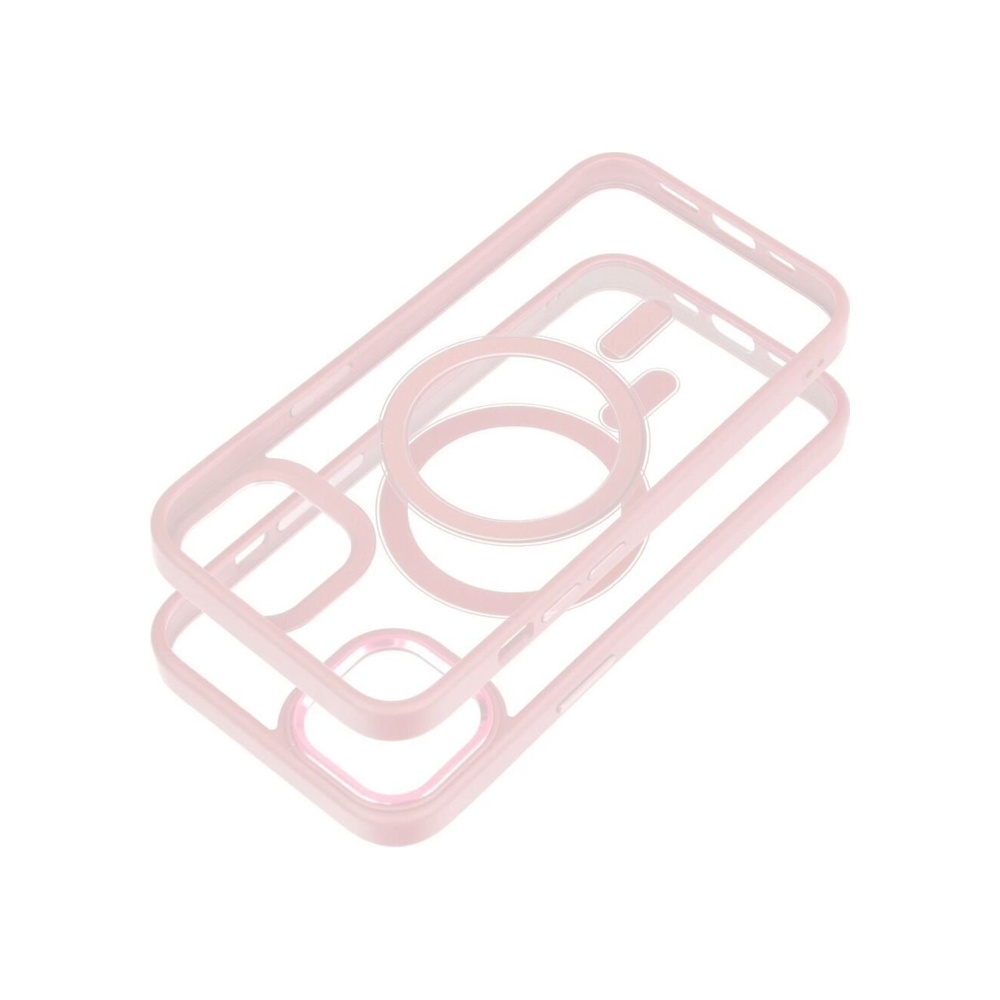 Oem Matte Mag Cover Case Πλαστικό Pink (iPhone 13) Oem Matte Mag Cover Case Πλαστικό Pink (iPhone 13)
