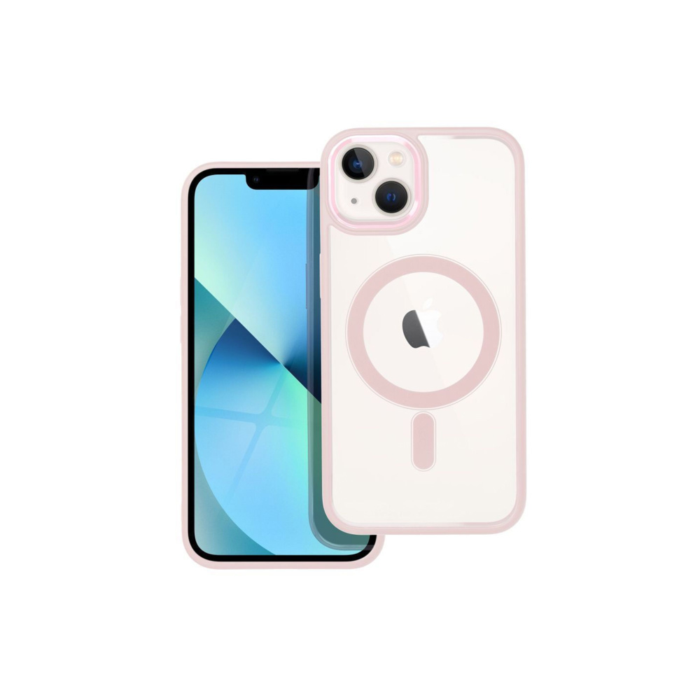 Oem Matte Mag Cover Case Πλαστικό Pink (iPhone 13) Oem Matte Mag Cover Case Πλαστικό Pink (iPhone 13)