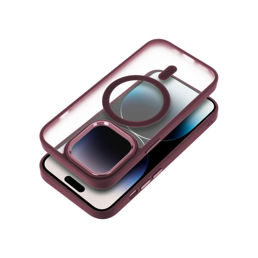 Oem Matte Mag Cover Case Πλαστικό Plum Red (iPhone 13 Pro) Oem Matte Mag Cover Case Πλαστικό Plum Red (iPhone 13 Pro)