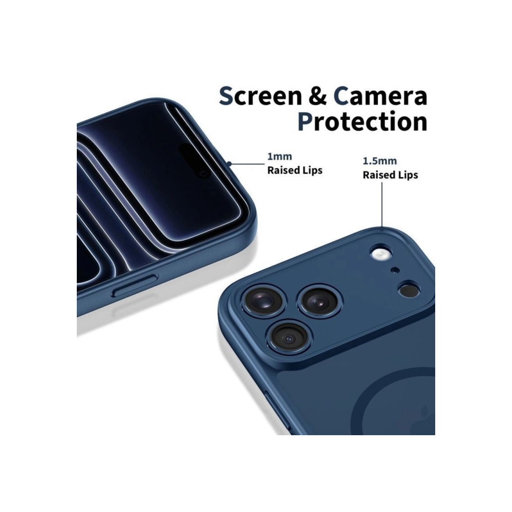 Tech-Protect Basicmag Back Cover Σιλικόνης / Πλαστικό Navy Μπλε (iPhone 17 Pro Max) Tech-Protect Basicmag Back Cover Σιλικόνης / Πλαστικό Navy Μπλε (iPhone 17 Pro Max)