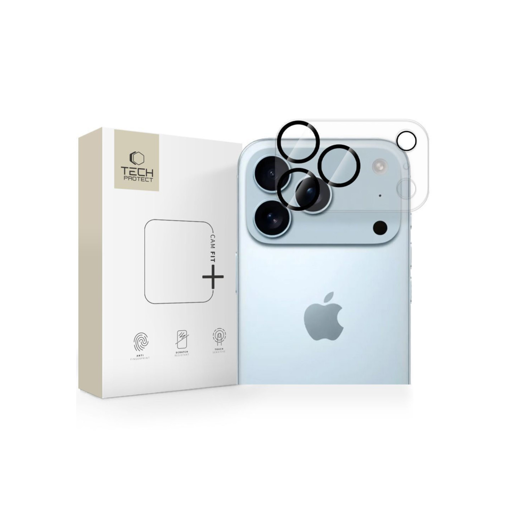 Tech-Protect Προστασία Κάμερας Cam Fit+ Διάφανο για το iPhone 17 Pro Tech-Protect Προστασία Κάμερας Cam Fit+ Διάφανο για το iPhone 17 Pro