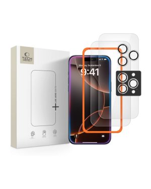 Tech-Protect Easy Set+ Tempered Glass 3τμχ (iPhone 17 Pro Max / 16 Pro Max) Tech-Protect Easy Set+ Tempered Glass 3τμχ (iPhone 17 Pro Max / 16 Pro Max)