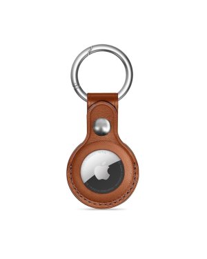 Tech-Protect NaturalFit Θήκη για AirTag σε Καφέ χρώμα
