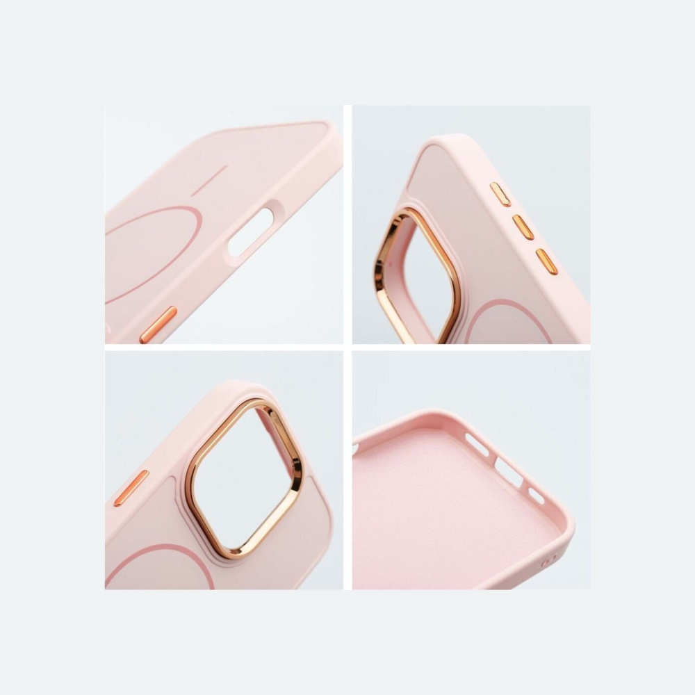 Frame Mag Back Cover Σιλικόνης / Πλαστικό Ροζ (iPhone 15) Frame Mag Back Cover Σιλικόνης / Πλαστικό Ροζ (iPhone 15)