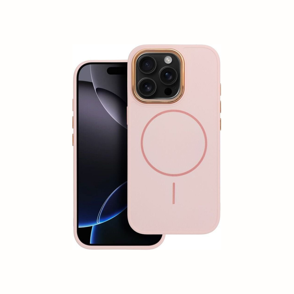 Frame Mag Back Cover Σιλικόνης / Πλαστικό Ροζ (iPhone 15) Frame Mag Back Cover Σιλικόνης / Πλαστικό Ροζ (iPhone 15)