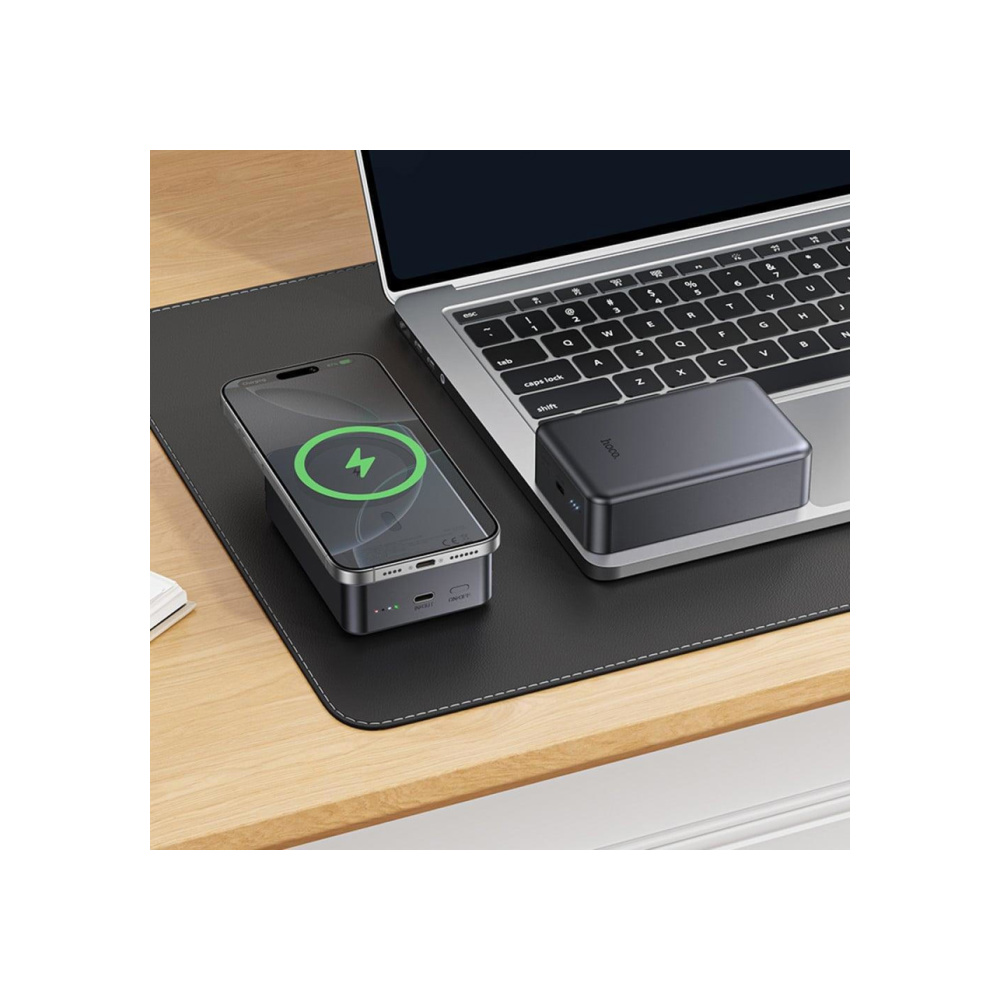 Hoco J160B MagSafe Power Bank 20000mAh 20W με Θύρα USB-C Power Delivery / Quick Charge 3.0 Γκρι Hoco J160B MagSafe Power Bank 20000mAh 20W με Θύρα USB-C Power Delivery / Quick Charge 3.0 Γκρι