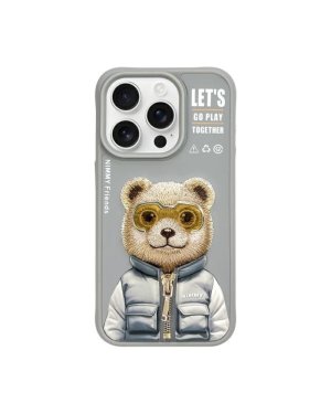 Nimmy Glasses Cool 2.0 Back Cover Σιλικόνης / Πλαστικό Αδιάβροχο Bear (iPhone 15 Pro Max)