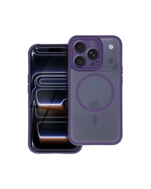 Oem Full Matte Mag Cover Case Πλαστικό Purple (iPhone 15 Pro Max)