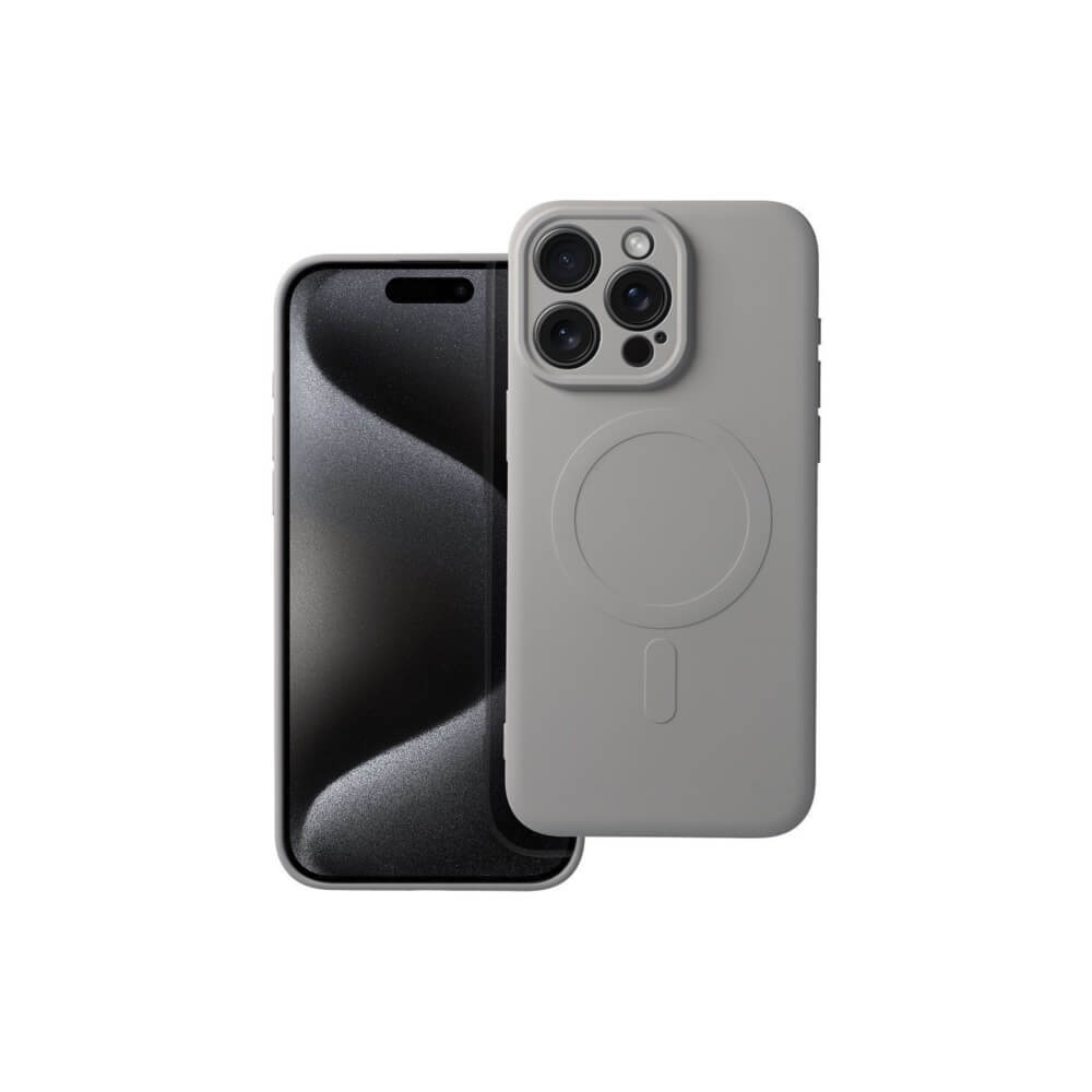 Oem Full Silicone Mag Cover Case Grey Titanium (iPhone 15 Pro Max) Oem Full Silicone Mag Cover Case Grey Titanium (iPhone 15 Pro Max)