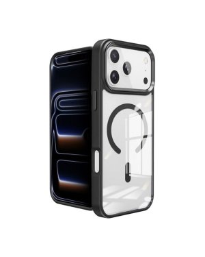 Roar Mag Bumper Πλαστικό / Σιλικόνης Μαύρο (iPhone 15 Pro Max)