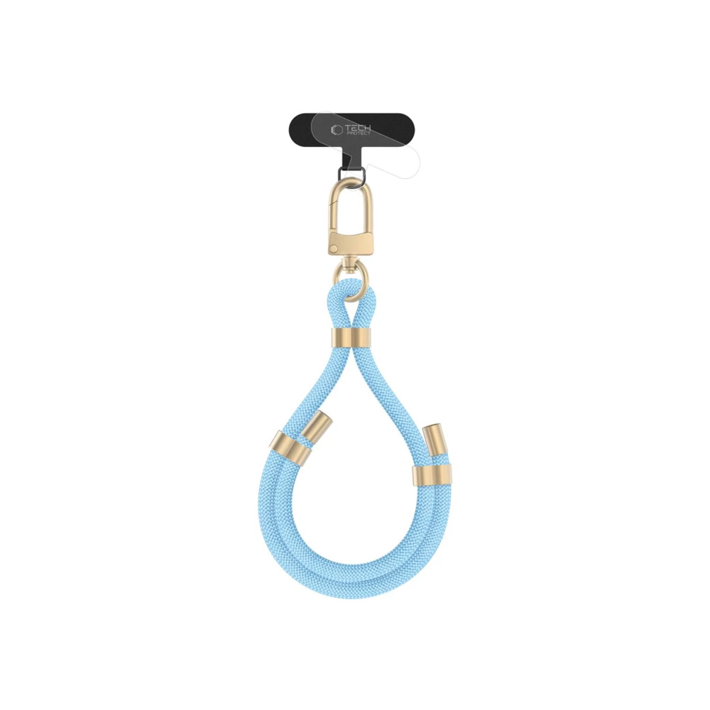Tech-Protect C4s Λουράκι Καρπού για Κινητά Baby Blue / Gold Tech-Protect C4s Λουράκι Καρπού για Κινητά Baby Blue / Gold