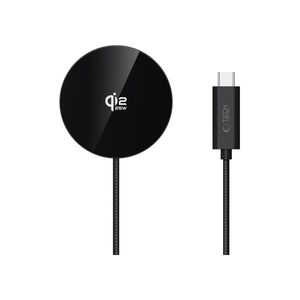 Tech-Protect Ασύρματος Φορτιστής Qi2 25W Μαύρος (A50) Tech-Protect Ασύρματος Φορτιστής Qi2 25W Μαύρος (A50)