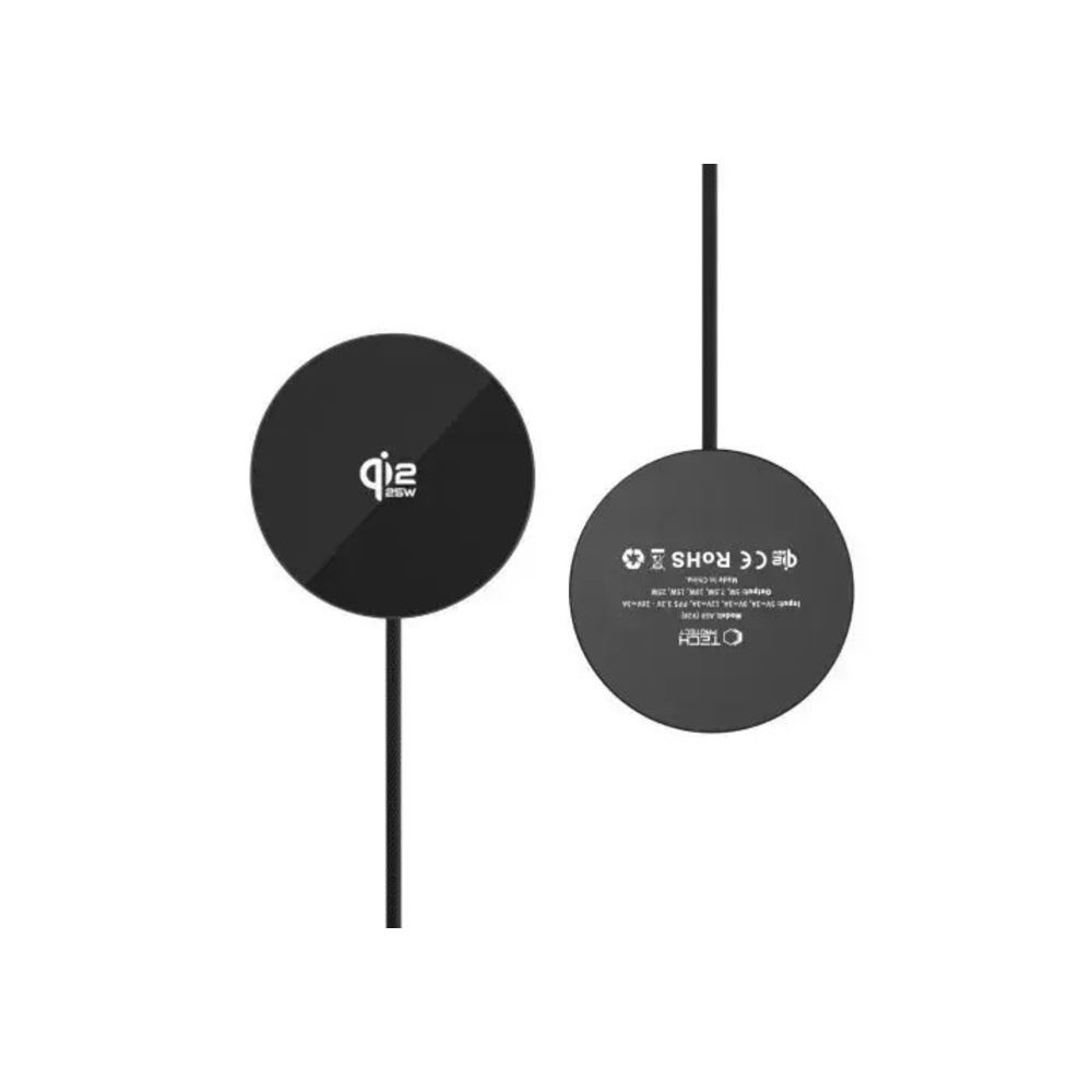 Tech-Protect Ασύρματος Φορτιστής Qi2 25W Μαύρος (A50) Tech-Protect Ασύρματος Φορτιστής Qi2 25W Μαύρος (A50)