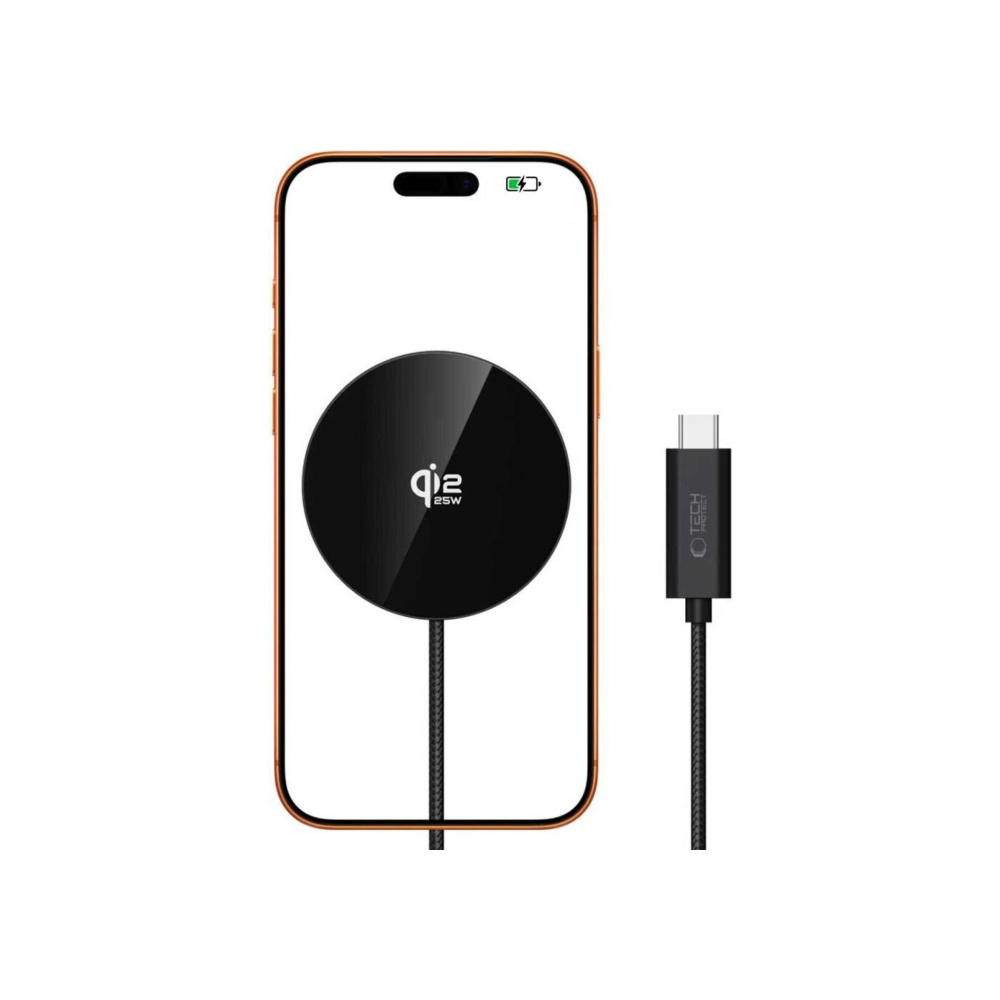 Tech-Protect Ασύρματος Φορτιστής Qi2 25W Μαύρος (A50) Tech-Protect Ασύρματος Φορτιστής Qi2 25W Μαύρος (A50)