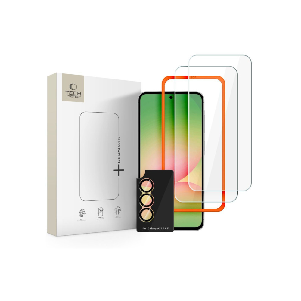 Tech-Protect Easy Set+ Tempered Glass 3τμχ (Galaxy A57) Tech-Protect Easy Set+ Tempered Glass 3τμχ (Galaxy A57)
