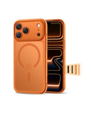 Tech-Protect Magpeak Magsafe Matte Back Cover Σιλικόνης Πορτοκαλί (iPhone 17 Pro)