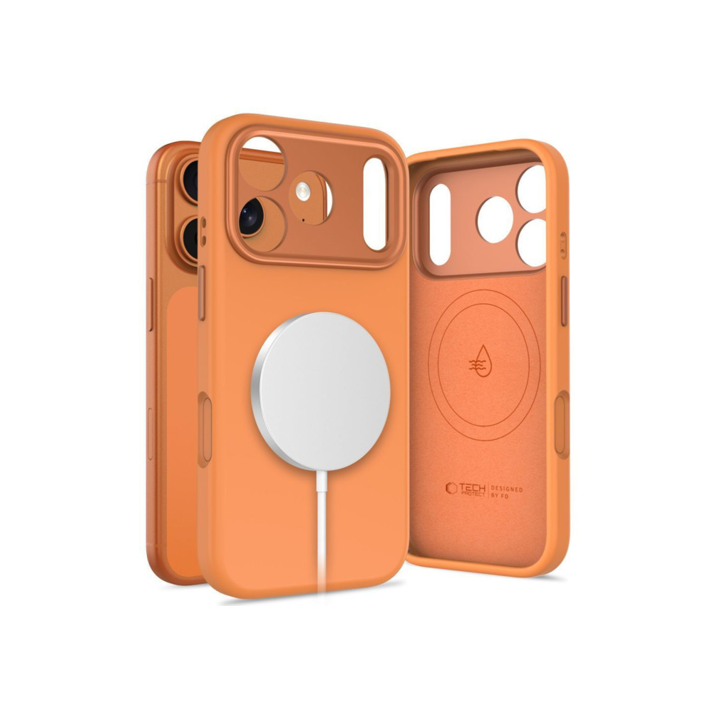 Tech-Protect Uniq Magcover Σιλικόνης Πορτοκαλί (iPhone 17 Pro Max) Tech-Protect Uniq Magcover Σιλικόνης Πορτοκαλί (iPhone 17 Pro Max)